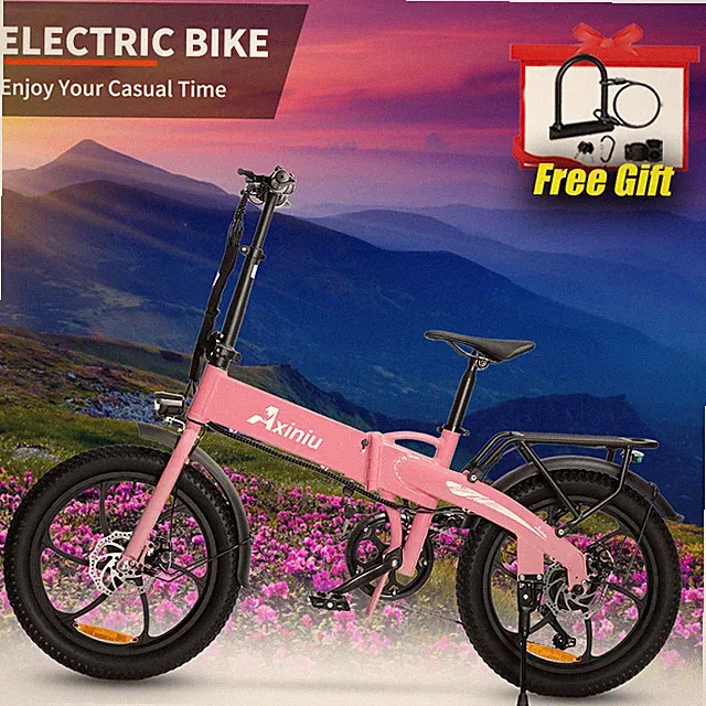 20" Folding Ebike 850W 48V Commuter Electric Bicycle Adult 330lbs UP TO 35 Miles