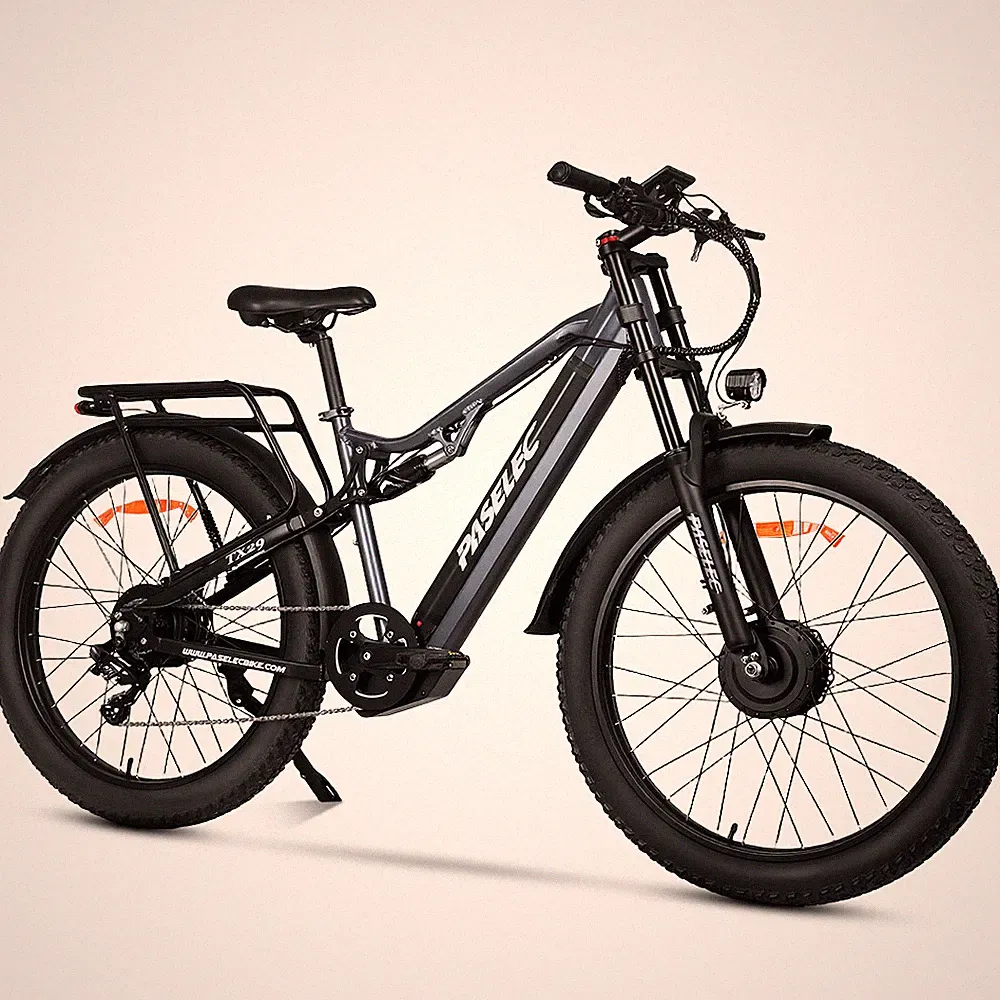 27.5inch Electric Mountain Bicycle 3000W Peak 48V 19.2Ah E-Bike 7 Speed 35mph US