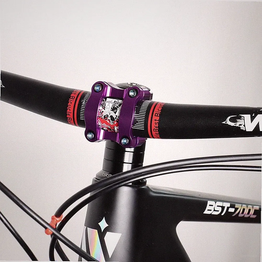 31.8 Bike Stem 35mm Short MTB Stem Handlebar Riser Ultra-Light CNC Aluminum A...