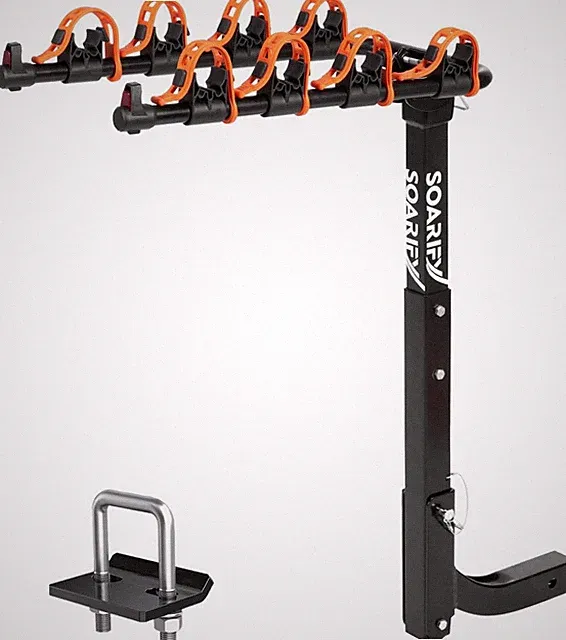 4-Bike Hitch Mount Rack for Cars, SUVs & RVs - 143 lbs Capacity