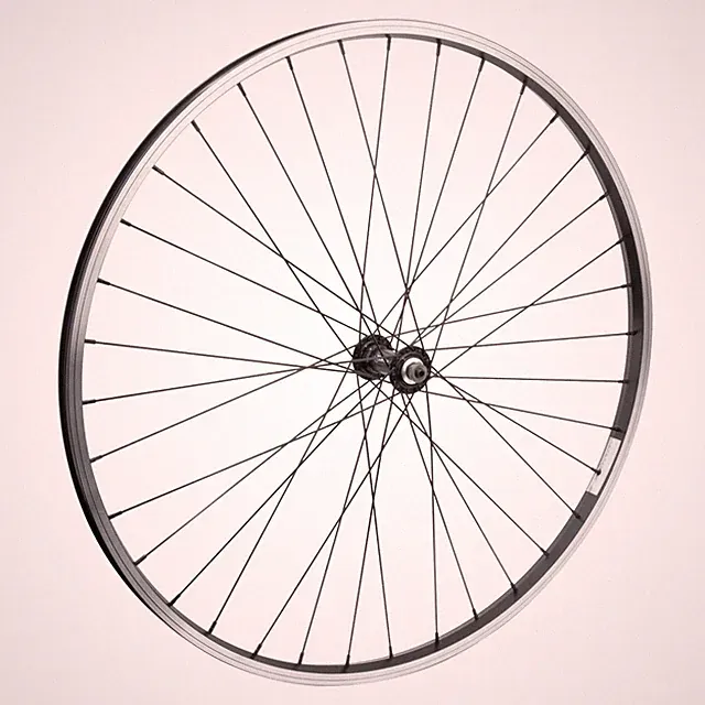 700 x 35 Hybrid / Comfort Aluminum Front Bike Bicycle Wheel Black Quick Release