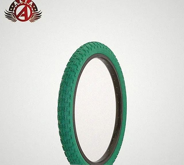 Alta Performance BMX BICYCLE 20" x 2.125" Green DURABLE Knobby COMP III TIRE.