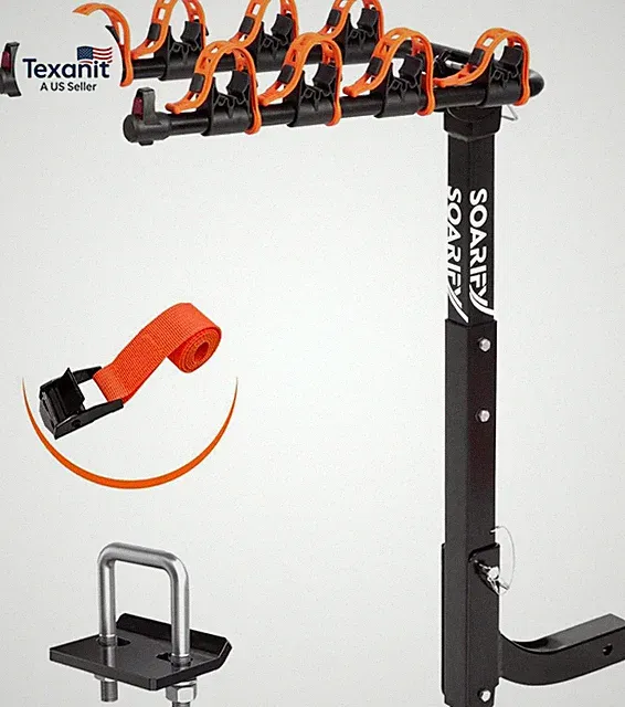 Bike Rack for Car, SUV, RV, Mount Hitch Bike Rack, up to 143 Lbs Load Bicycle Ra