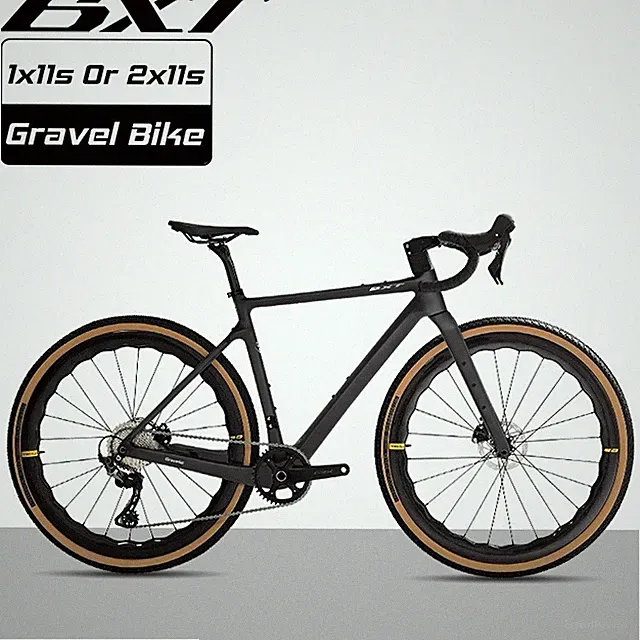 BXT Carbon Gravel Bike 700x40C Hydraulic DIsc Brake Shimano GRX-600 11s Or 22s