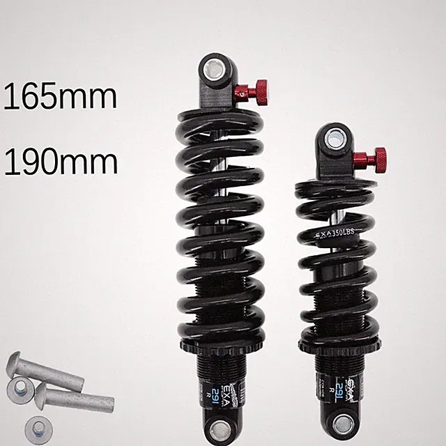 Downhill Bike Rear Shock Absorber 165 190mm Damper Rebound Adjustable 291R
