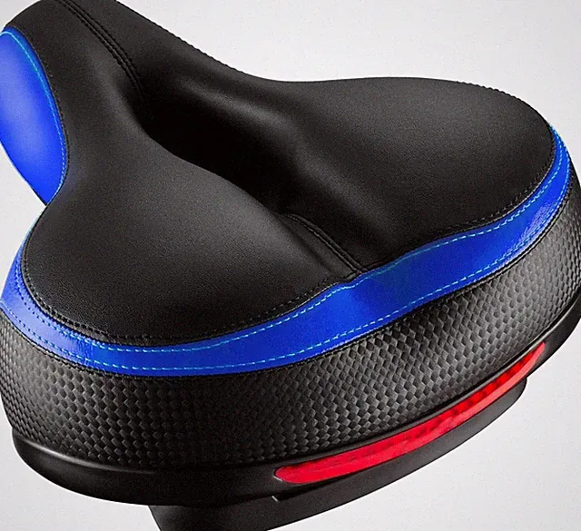 Dual Shock Absorbing Bicycle Seat Memory Foam Saddle Mountain Road Bike