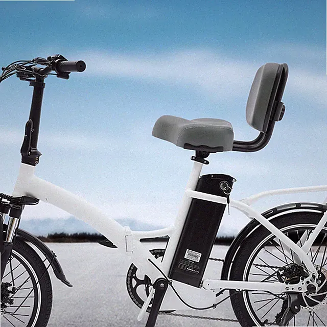 Extra Wide Bike Seat with Backrest Adjustable Height Tricycle Saddle Pad Gray