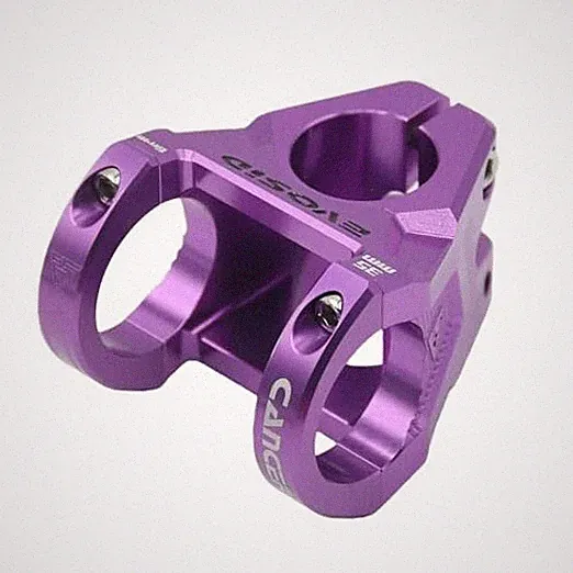 Mountain Bike Stem 31.8/35MM Ultra-Light CNC Aluminum Alloy Short 31.8MM Purple
