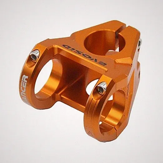 Mountain Bike Stem 31.8/Ultra-Light CNC Aluminum Alloy Short Stem 35MM Orange