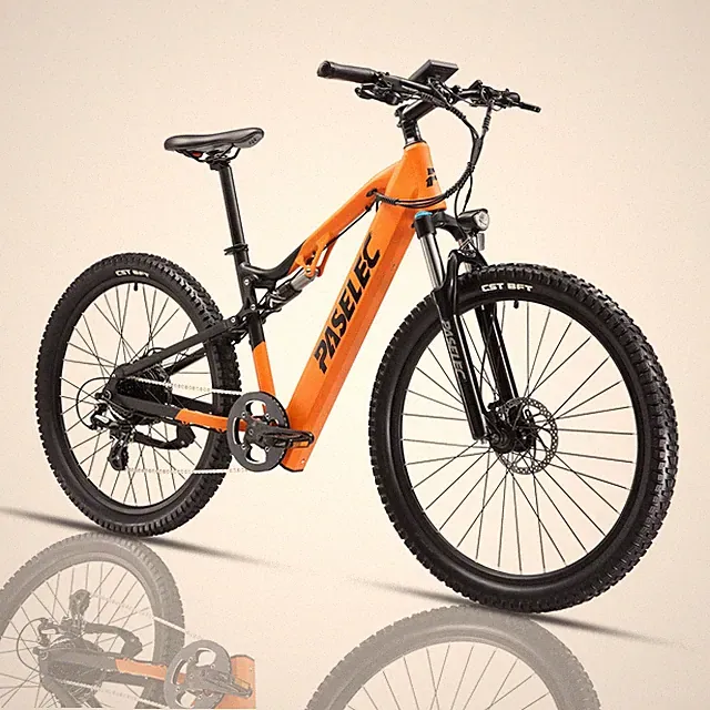 PASELEC GS9 Mountain E-Bike 1000W Peak 16AH 27.5*3.0 inch Electric Bicycle 35MPH