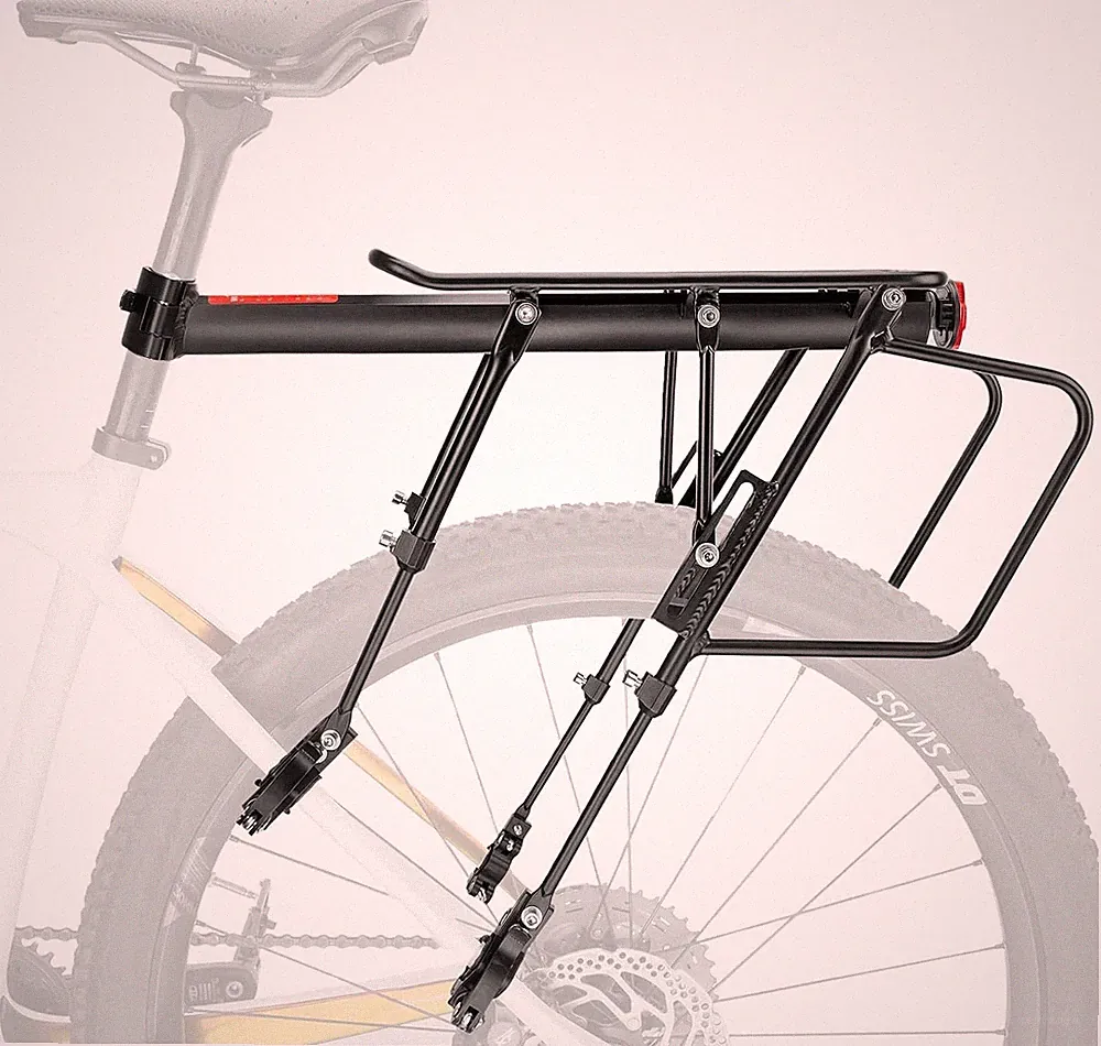 ROCKBROS Rear Bike Rack Quick Release Bike Cargo Rack 55LB Load Capacity Rack
