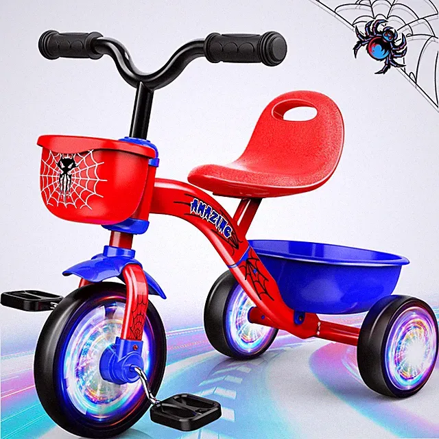 Tricycle for Toddlers 13 35 Year Olds, Spider Toddler Bike Baby Balance Bike...
